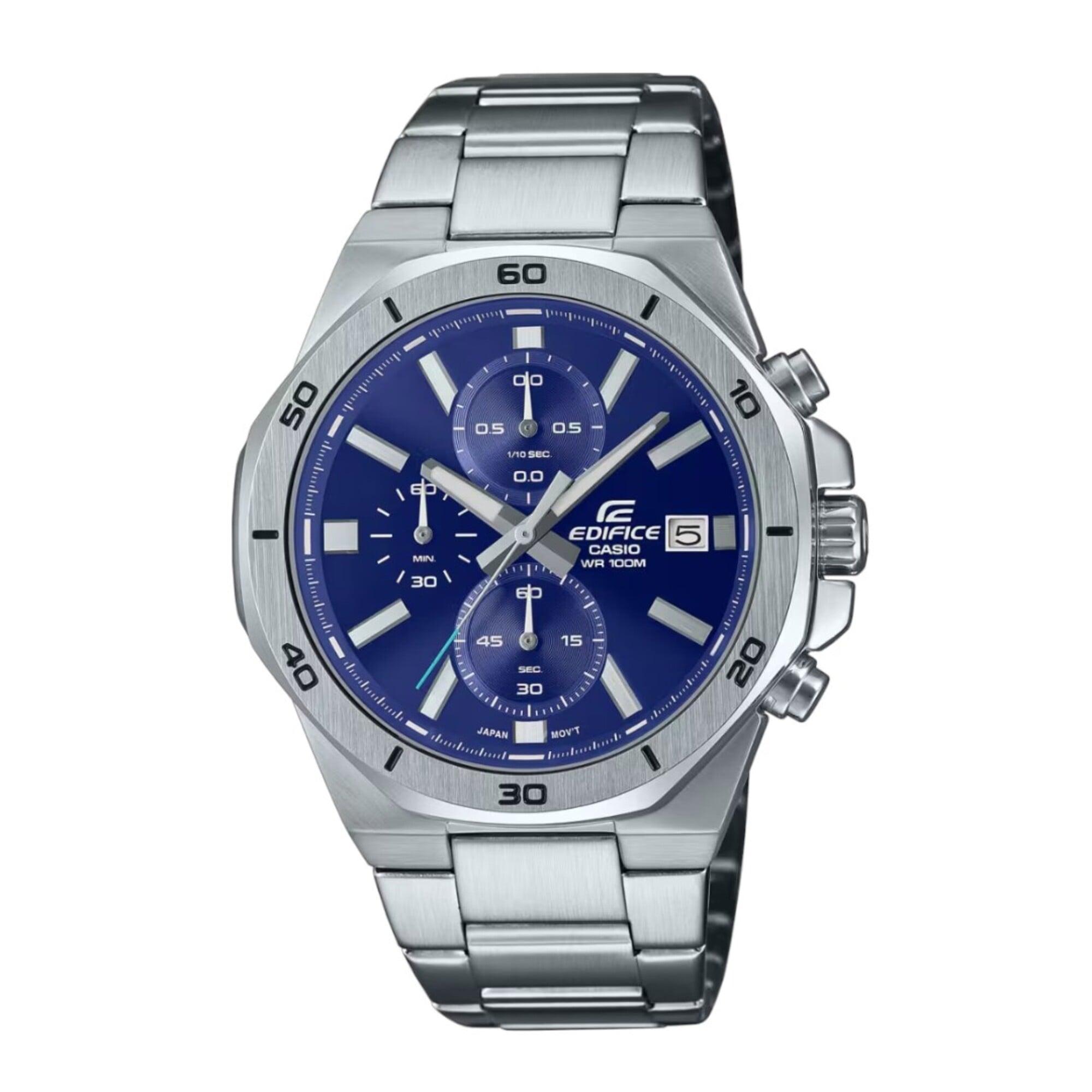 RELOJ PARA HOMBRE CASIO EDIFICE EFV-640D CRONÓGRAFO COLOR AZUL MARINO | EDI-OG-71 - 1