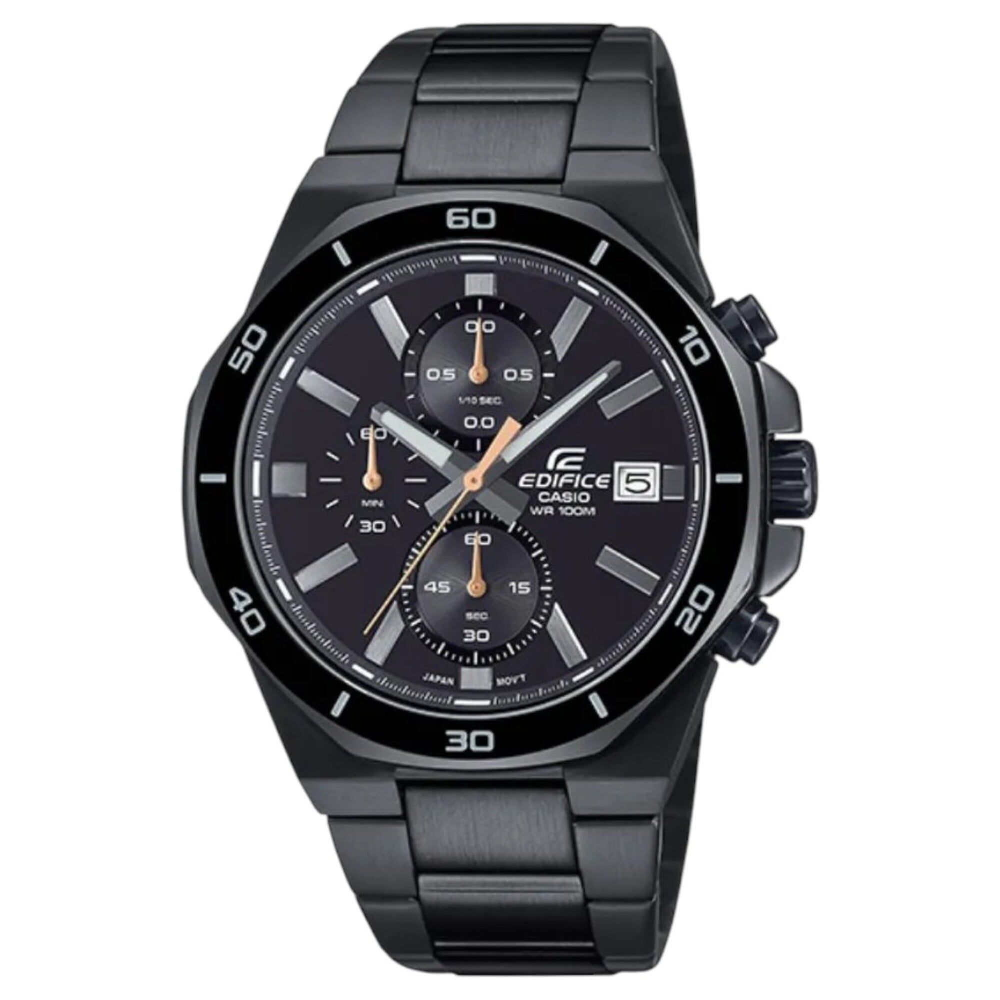 RELOJ PARA HOMBRE CASIO EDIFICE EFV-640D CRONÓGRAFO COLOR NEGRO | EDI-OG-74 - 1