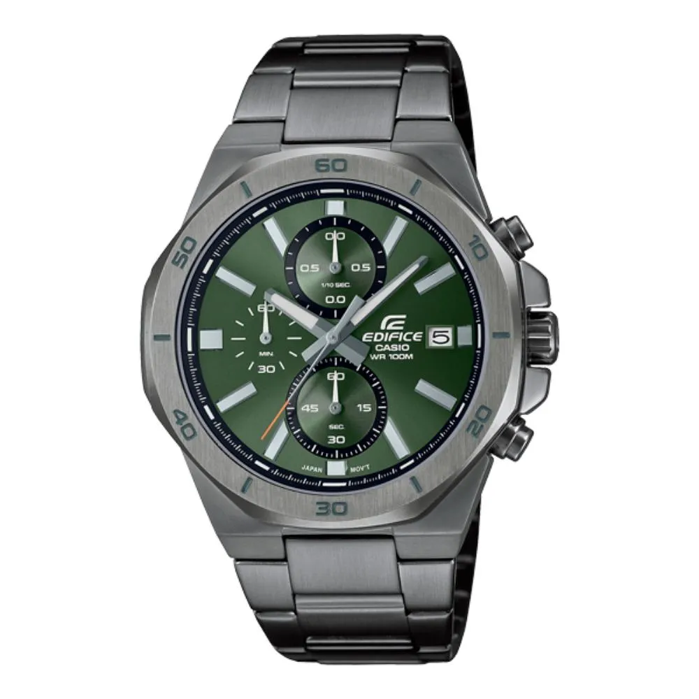 RELOJ PARA HOMBRE CASIO EDIFICE EFV-640D CRONÓGRAFO COLOR VERDE JADE | EDI-OG-75 - 1