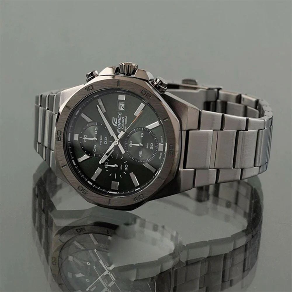 RELOJ PARA HOMBRE CASIO EDIFICE EFV-640D CRONÓGRAFO COLOR VERDE JADE | EDI-OG-75 - 3