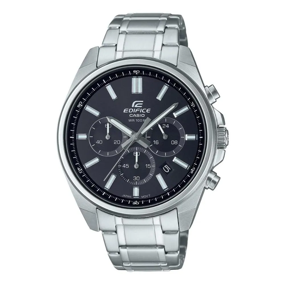 RELOJ PARA HOMBRE CASIO EDIFICE EFV-650 CRONÓGRAFO COLOR NEGRO | EDI-OG-76 - 1