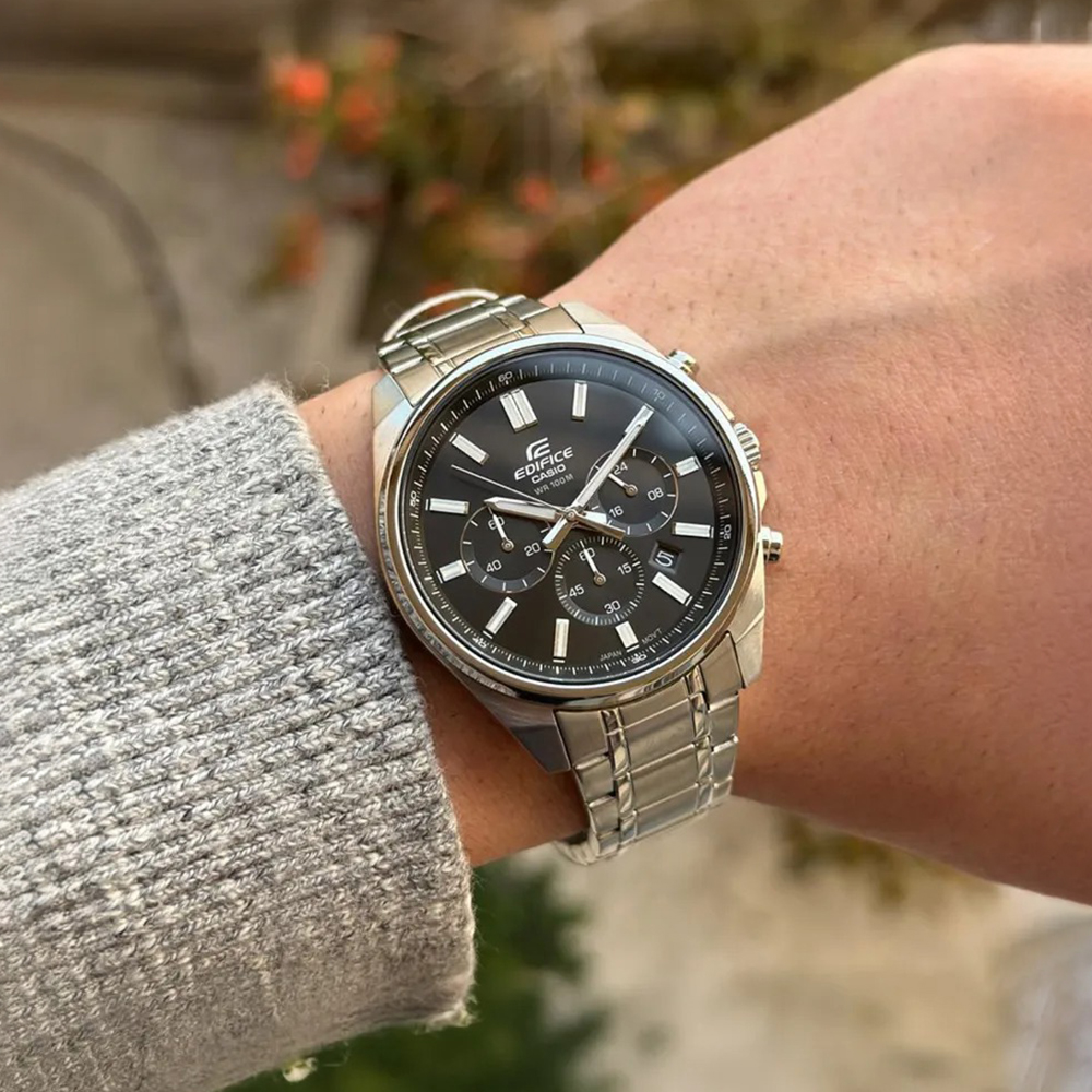 RELOJ PARA HOMBRE CASIO EDIFICE EFV-650 CRONÓGRAFO COLOR NEGRO | EDI-OG-76 - 2