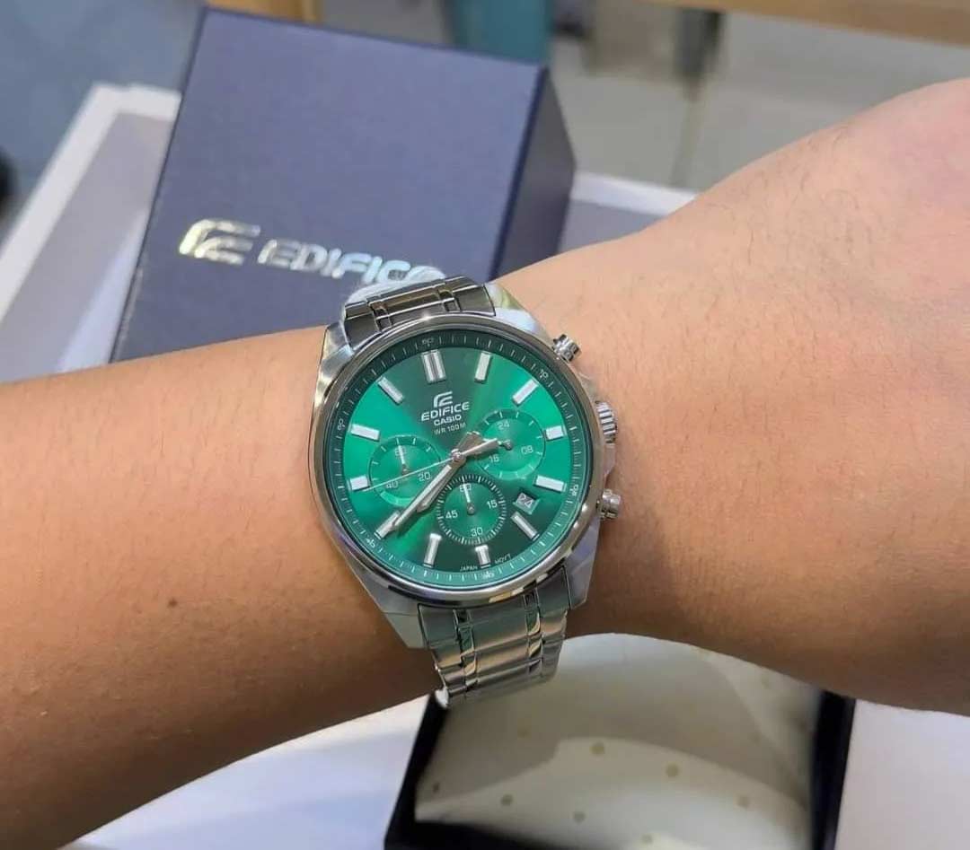 RELOJ PARA HOMBRE CASIO EDIFICE EFV-650 CRONÓGRAFO COLOR VERDE | EDI-OG-79 - 3