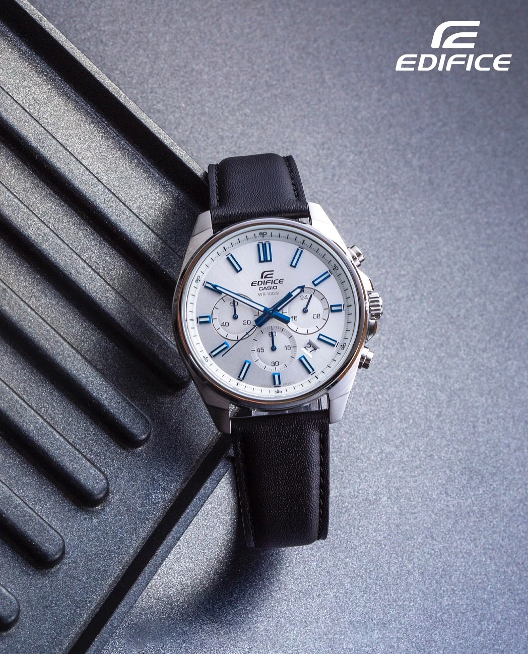 RELOJ PARA HOMBRE CASIO EDIFICE EFV-650 CRONÓGRAFO COLOR BLANCO | EDI-OG-80 - 2