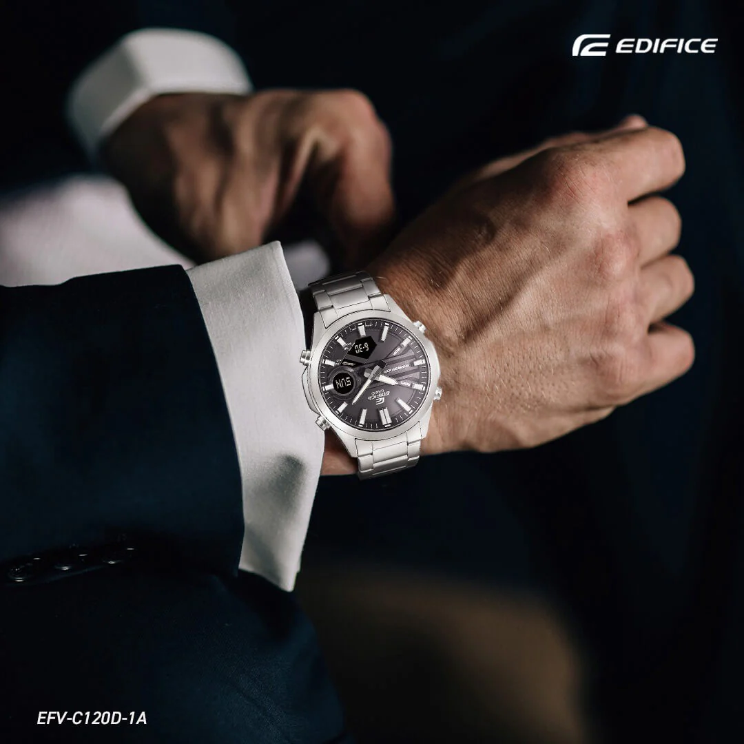 RELOJ PARA HOMBRE CASIO EDIFICE EFV-C120 CRONÓGRAFO COLOR NEGRO | EDI-OG-82 - 2