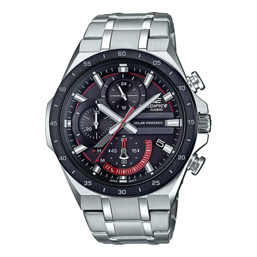 RELOJ PARA HOMBRE CASIO EDIFICE EQS-920 CRONÓGRAFO SOLAR COLOR ROJO | EDI-OG-84 - 1