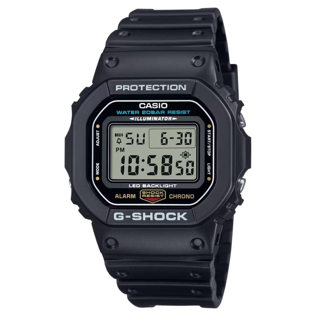 RELOJ PARA HOMBRE CASIO G-SHOCK DW-5600 DIGITAL COLOR NEGRO SÓLIDO | OG-S-111 - 1