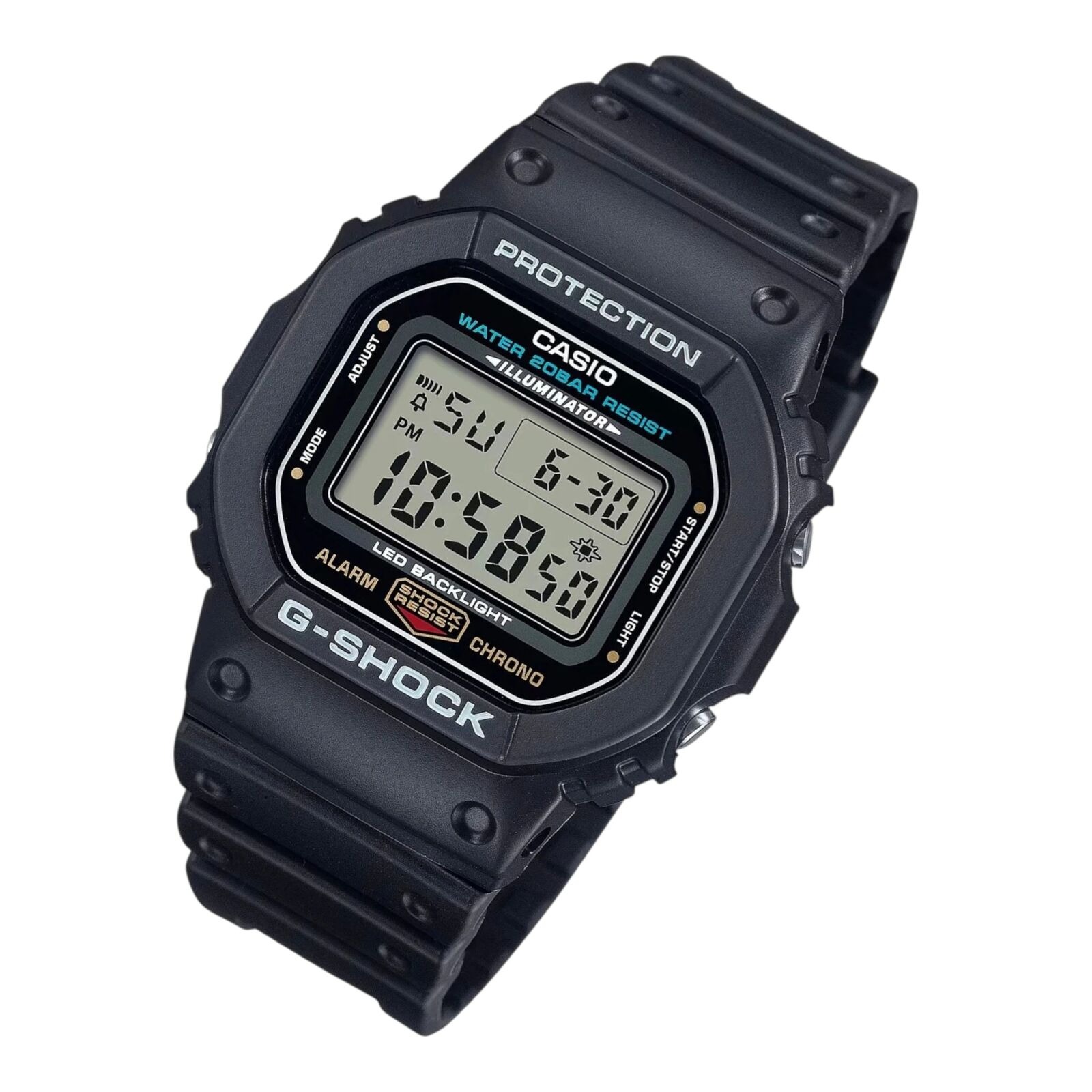 RELOJ PARA HOMBRE CASIO G-SHOCK DW-5600 DIGITAL COLOR NEGRO SÓLIDO | OG-S-111 - 3