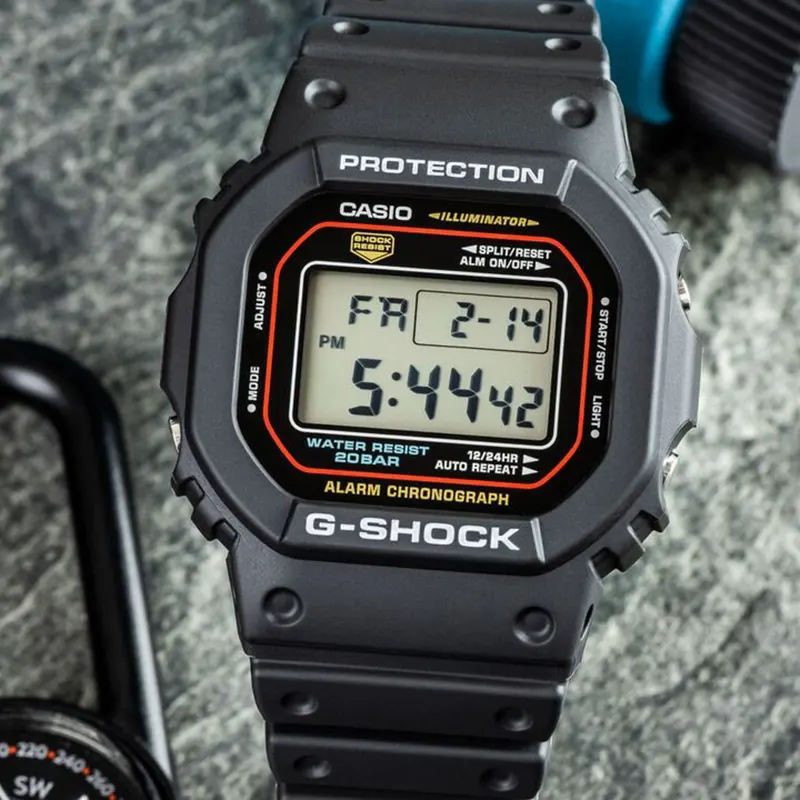 RELOJ PARA HOMBRE CASIO G-SHOCK DW-5600 DIGITAL COLOR NEGRO MATE ROJO | OG-S-115 - 2
