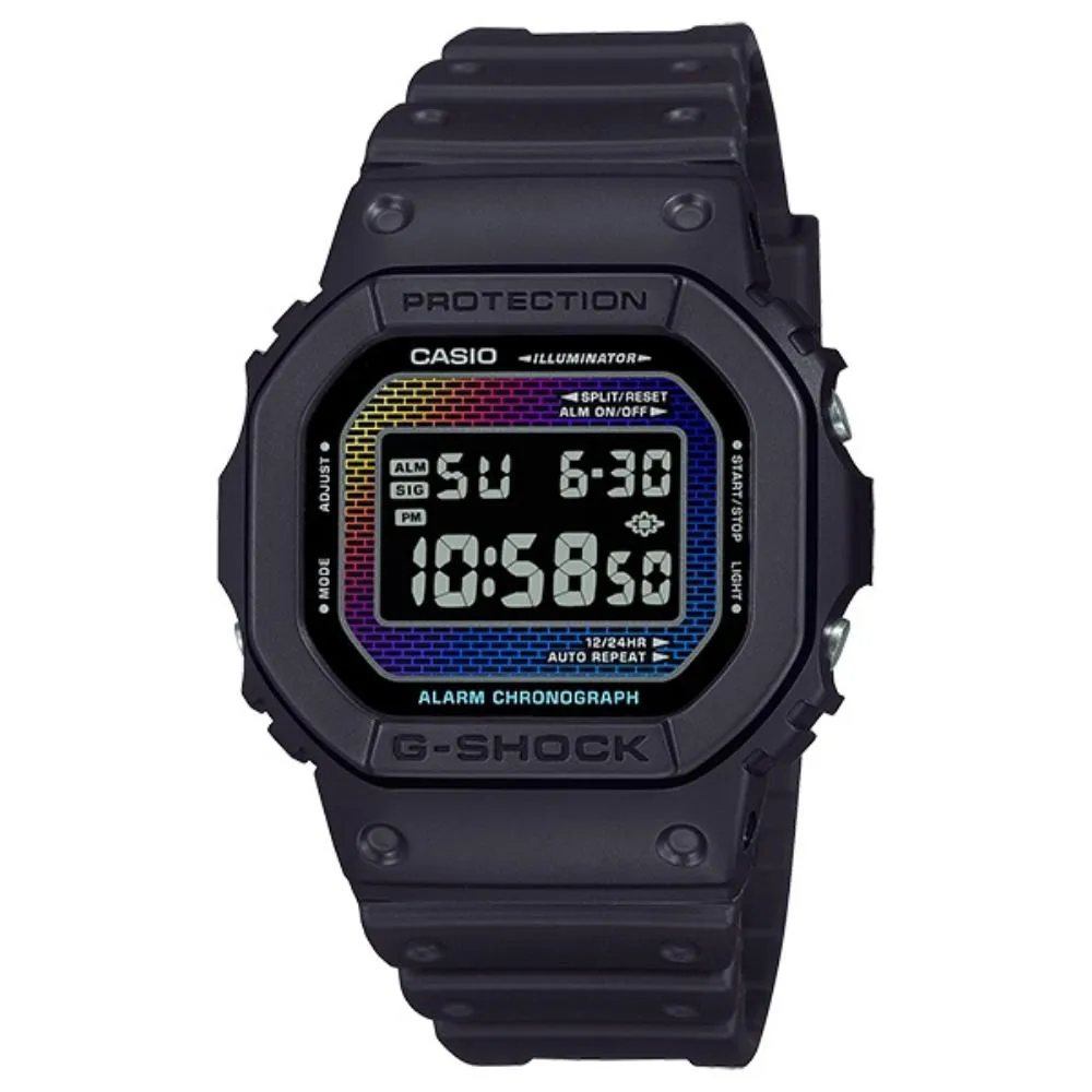 RELOJ PARA HOMBRE CASIO G-SHOCK DW-5600 DIGITAL COLOR NEGRO MORADO | OG-S-116 - 1