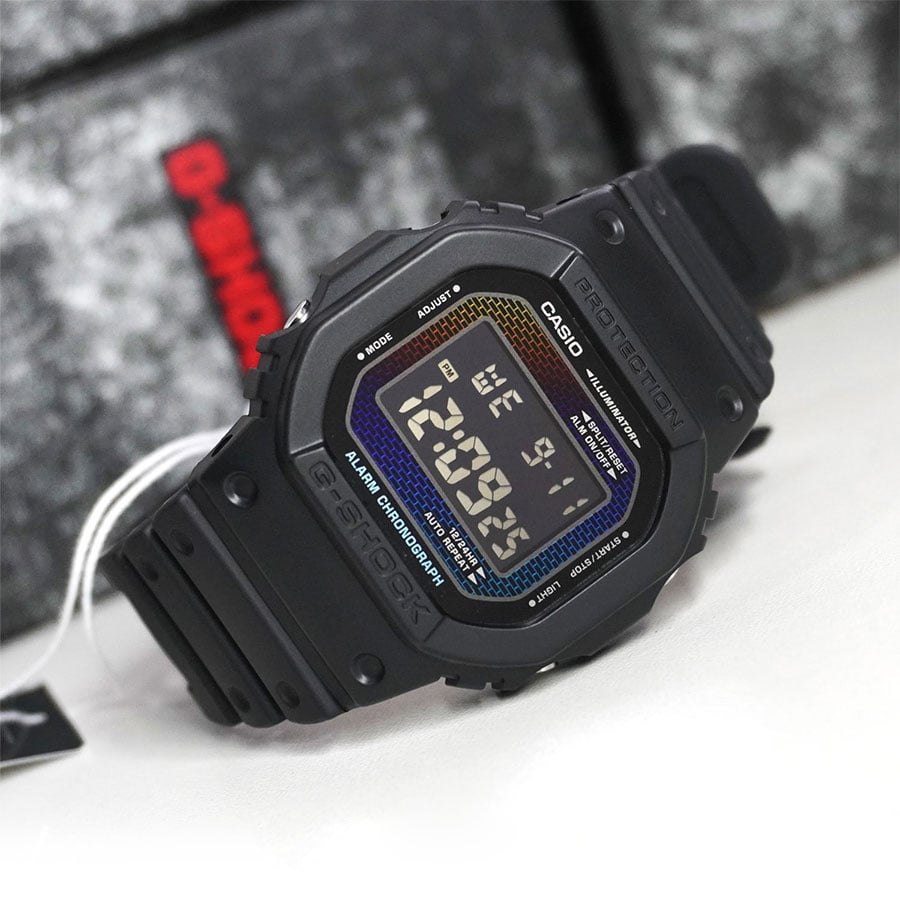 RELOJ PARA HOMBRE CASIO G-SHOCK DW-5600 DIGITAL COLOR NEGRO MORADO | OG-S-116 - 2