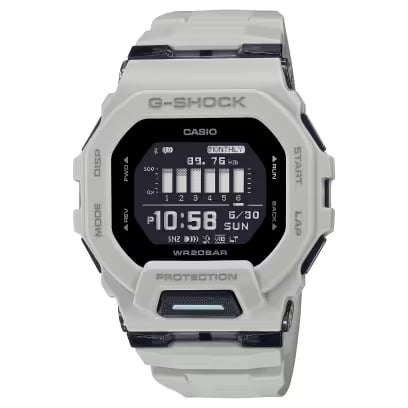RELOJ PARA HOMBRE CASIO G-SHOCK GBD-200 DIGITAL BLUETOOTH COLOR GRIS | OG-S-120 - 1