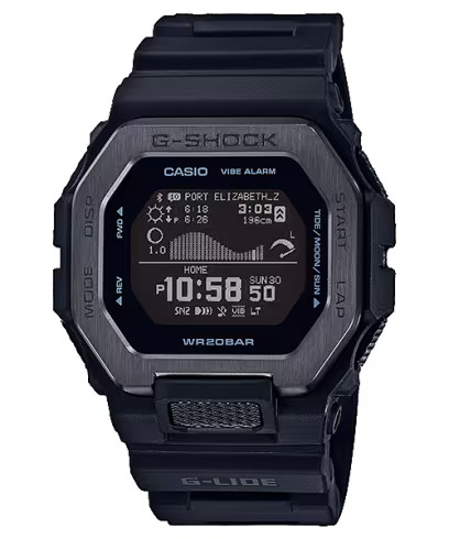 RELOJ PARA HOMBRE CASIO G-SHOCK G-LIDE GBX-100 DIGITAL BLUETOOTH COLOR NEGRO | OG-S-93 - 1