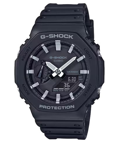 RELOJ PARA HOMBRE CASIO G-SHOCK GA-2100 ANÁLOGO-DIGITAL COLOR NEGRO | OG-S-104 - 1