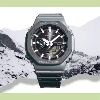 RELOJ PARA HOMBRE CASIO G-SHOCK GA-B2100 ANÁLOGO-DIGITAL BLUETOOTH COLOR GRIS | OG-S-108 - 3