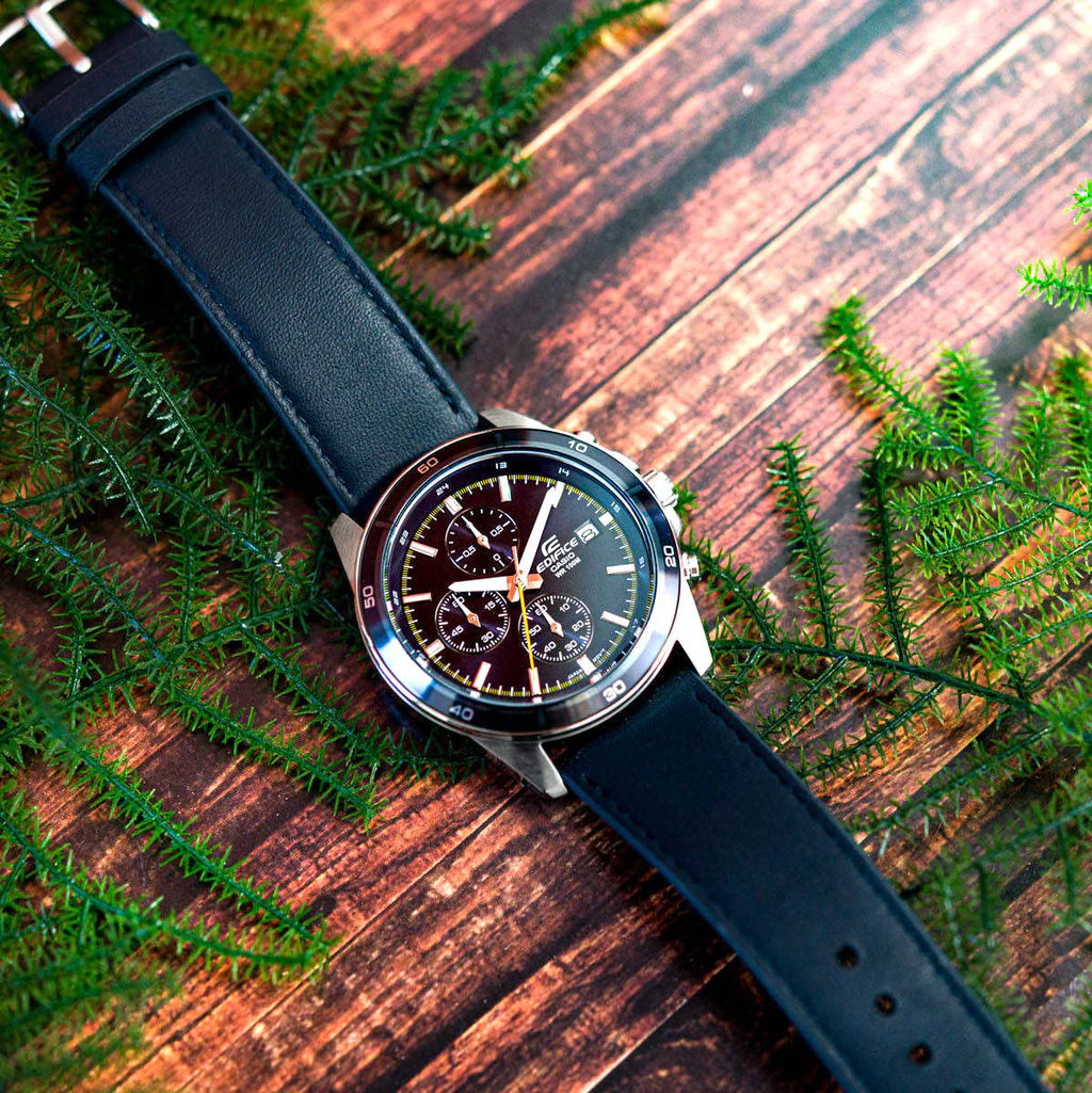 RELOJ PARA HOMBRE CASIO EDIFICE EFR-526 CRONÓGRAFO COLOR AZUL | EDI-OG-8 - 4