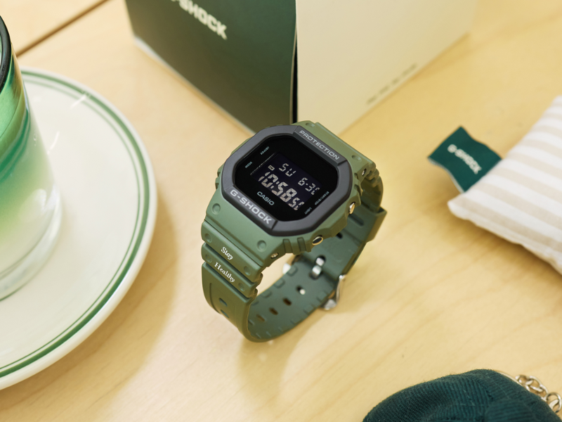 RELOJ PARA HOMBRE CASIO G-SHOCK DW-5610 DIGITAL COLOR VERDE | OG-S-117 - 2