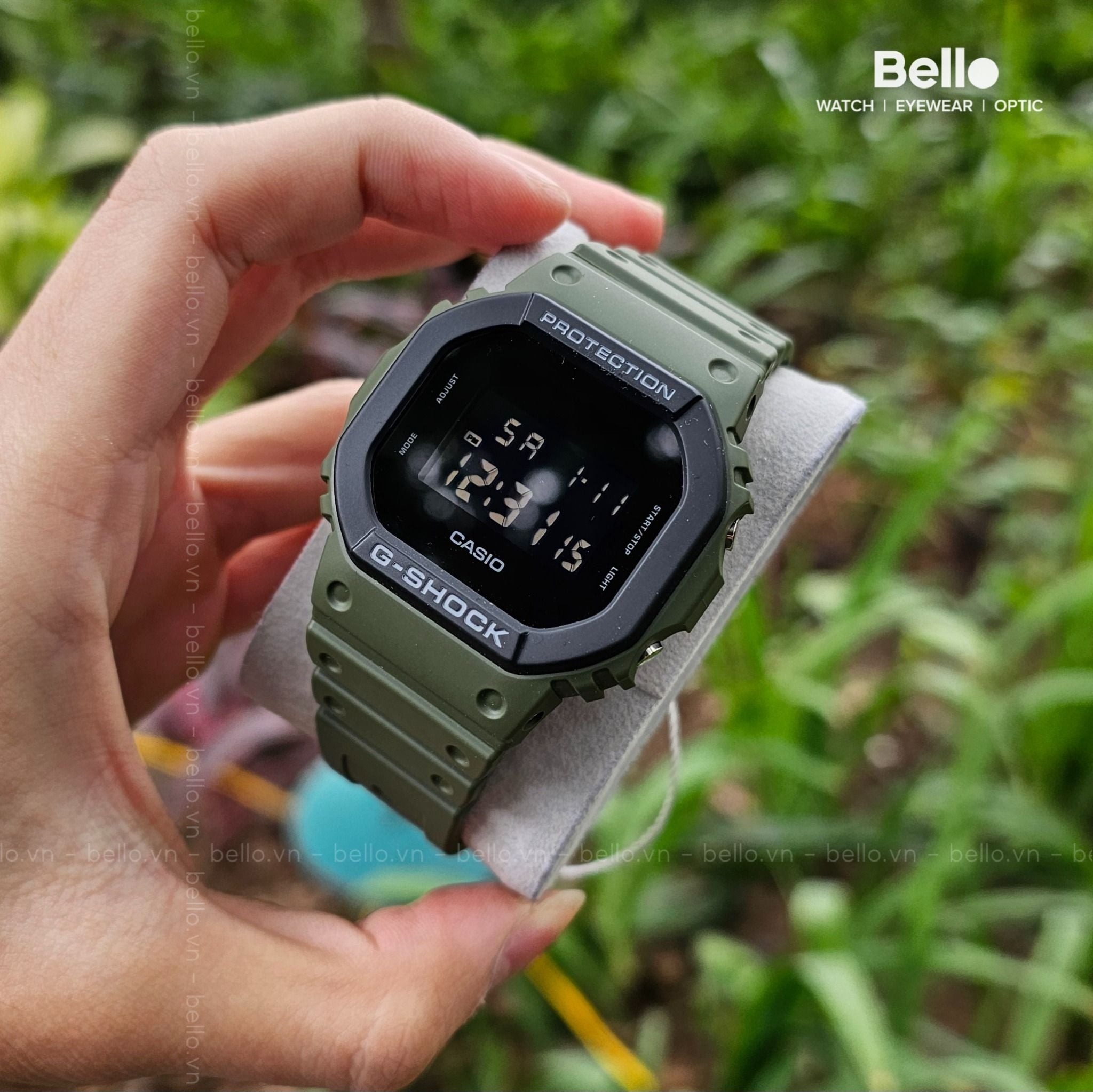 RELOJ PARA HOMBRE CASIO G-SHOCK DW-5610 DIGITAL COLOR VERDE | OG-S-117 - 3