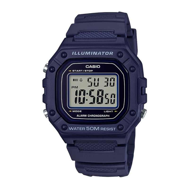 W-218H | RELOJ CASIO DE GOMA DIGITAL | CAS-8 - 1