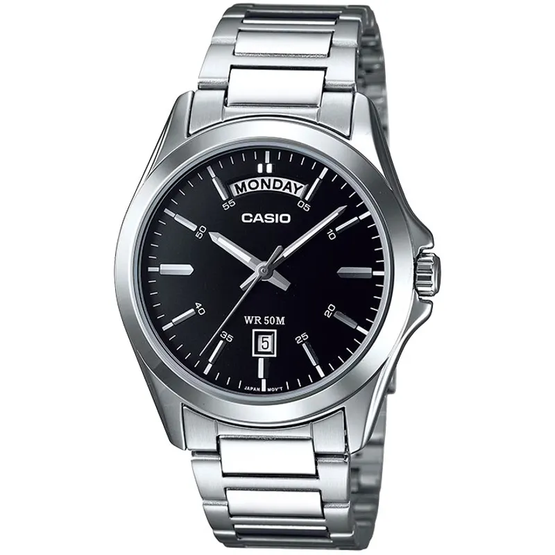 MTP-1370 | RELOJ CASIO DE ACERO PLATEADO | CAS-77 - 1