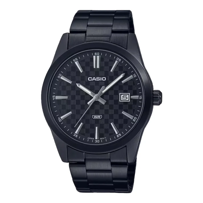 RELOJ PARA HOMBRE CASIO MTP-VD03B-1A ANALÓGICO COLOR NEGRO | CAS-243 - 1