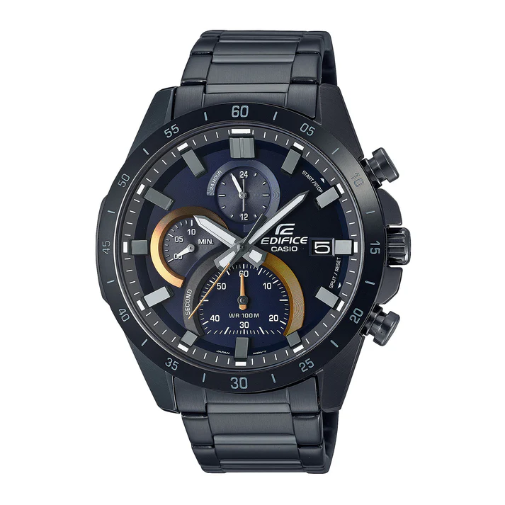 RELOJ PARA HOMBRE CASIO EDIFICE EFR-571DC-2AV CRONÓGRAFO COLOR NEGRO Y AZUL | EDI-OG-1 - 1