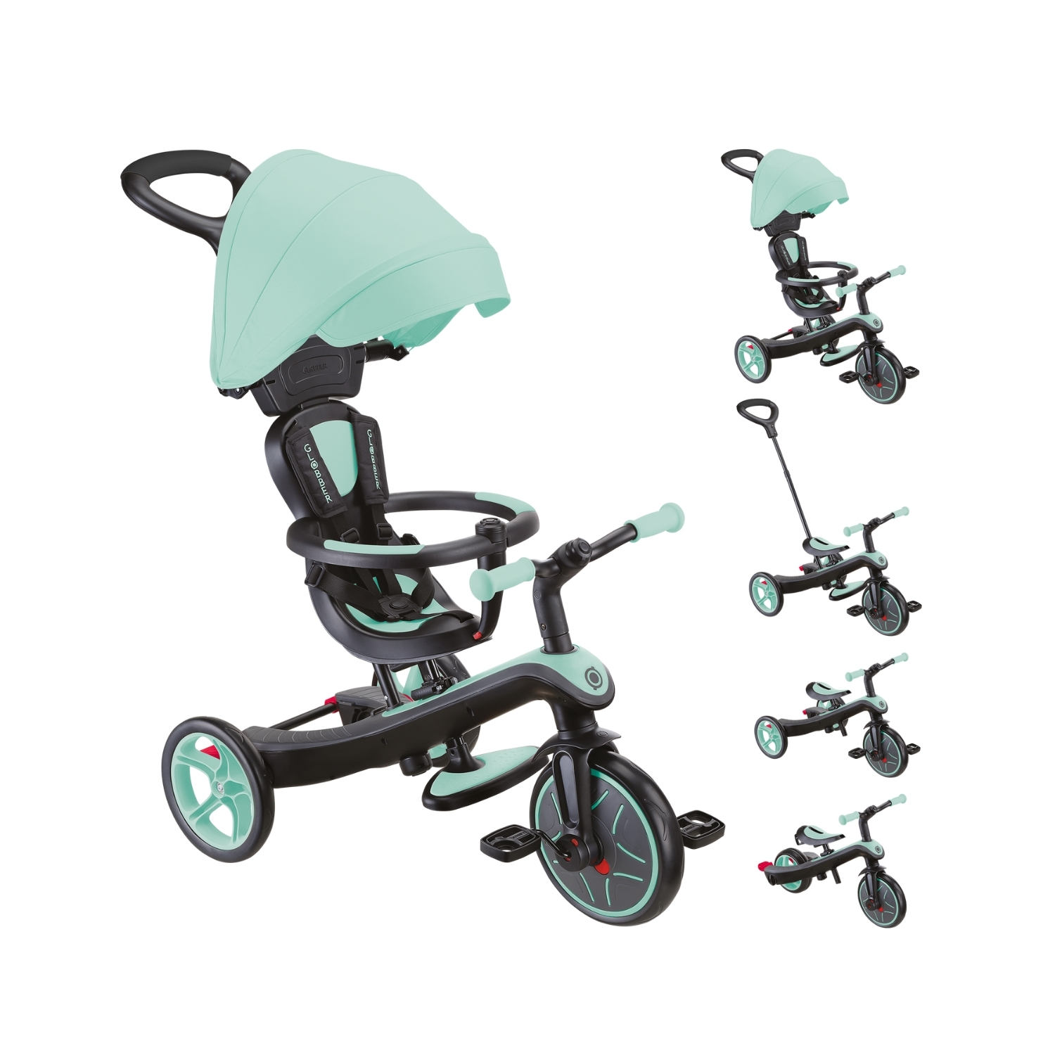 TRICICLO GLOBBER EXPLORER TRIKE 4 EN 1 ARENA - 1
