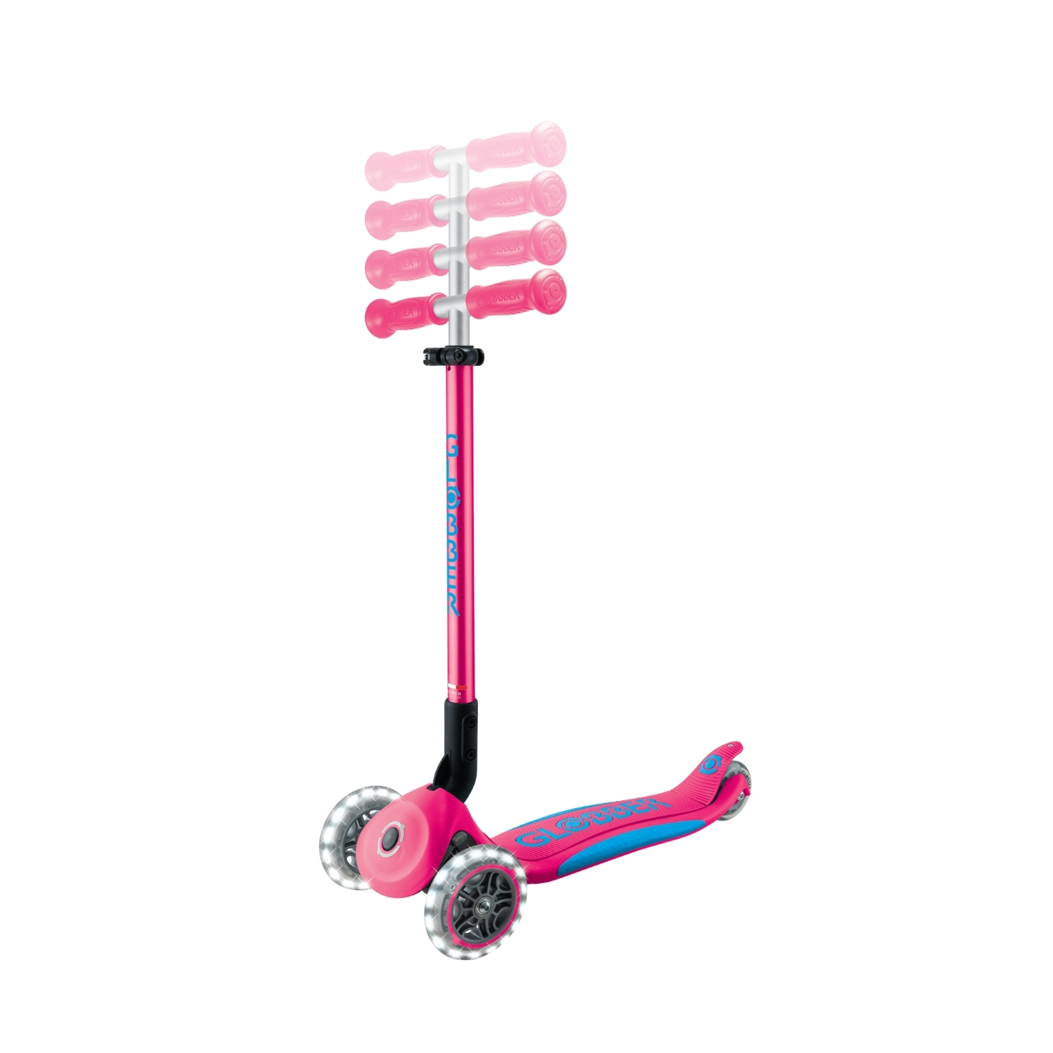 SCOOTER GLOBBER ELITE LED FUCSIA - 3