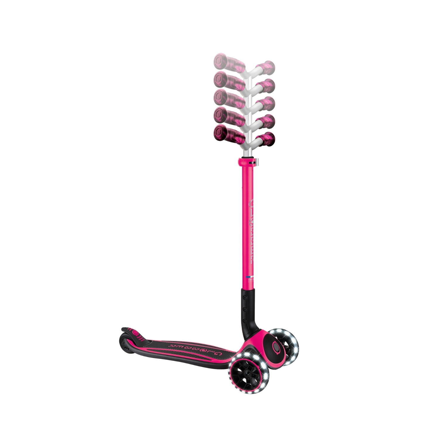 GLOBBER SCOOTER ACE LED FUCSIA - 2