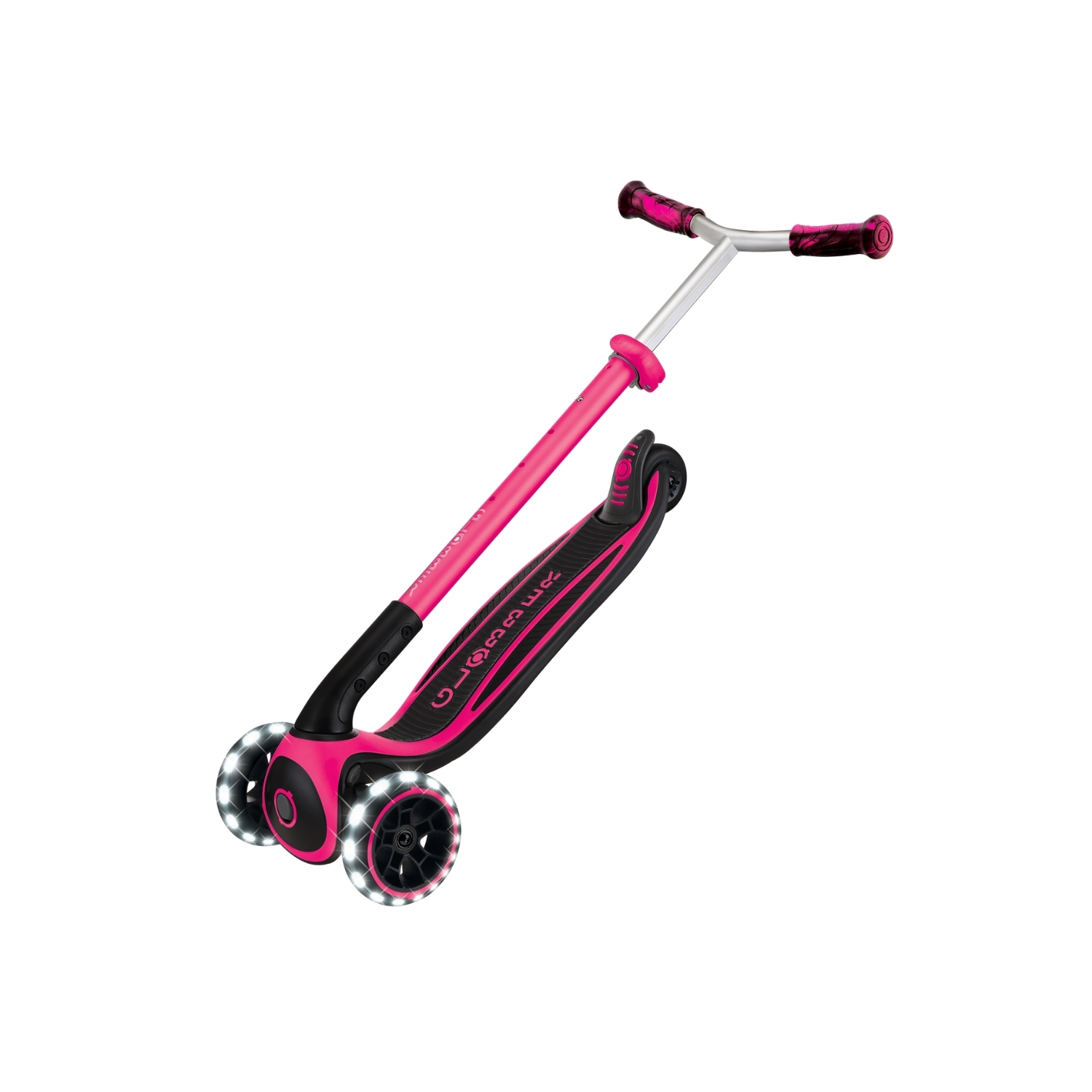 GLOBBER SCOOTER ACE LED FUCSIA - 4