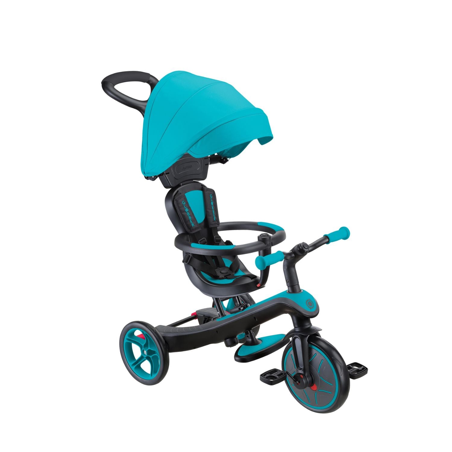 TRICICLO GLOBBER EXPLORER TRIKE 4 EN 1 CELESTE - 2