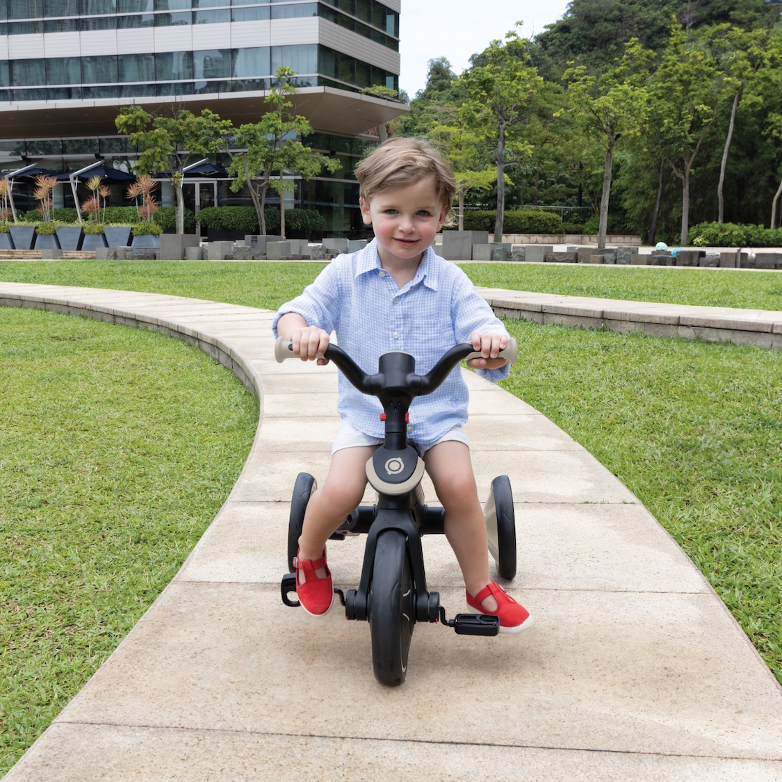 TRICICLO GLOBBER EXPLORER TRIKE 4 EN 1 CELESTE - 8