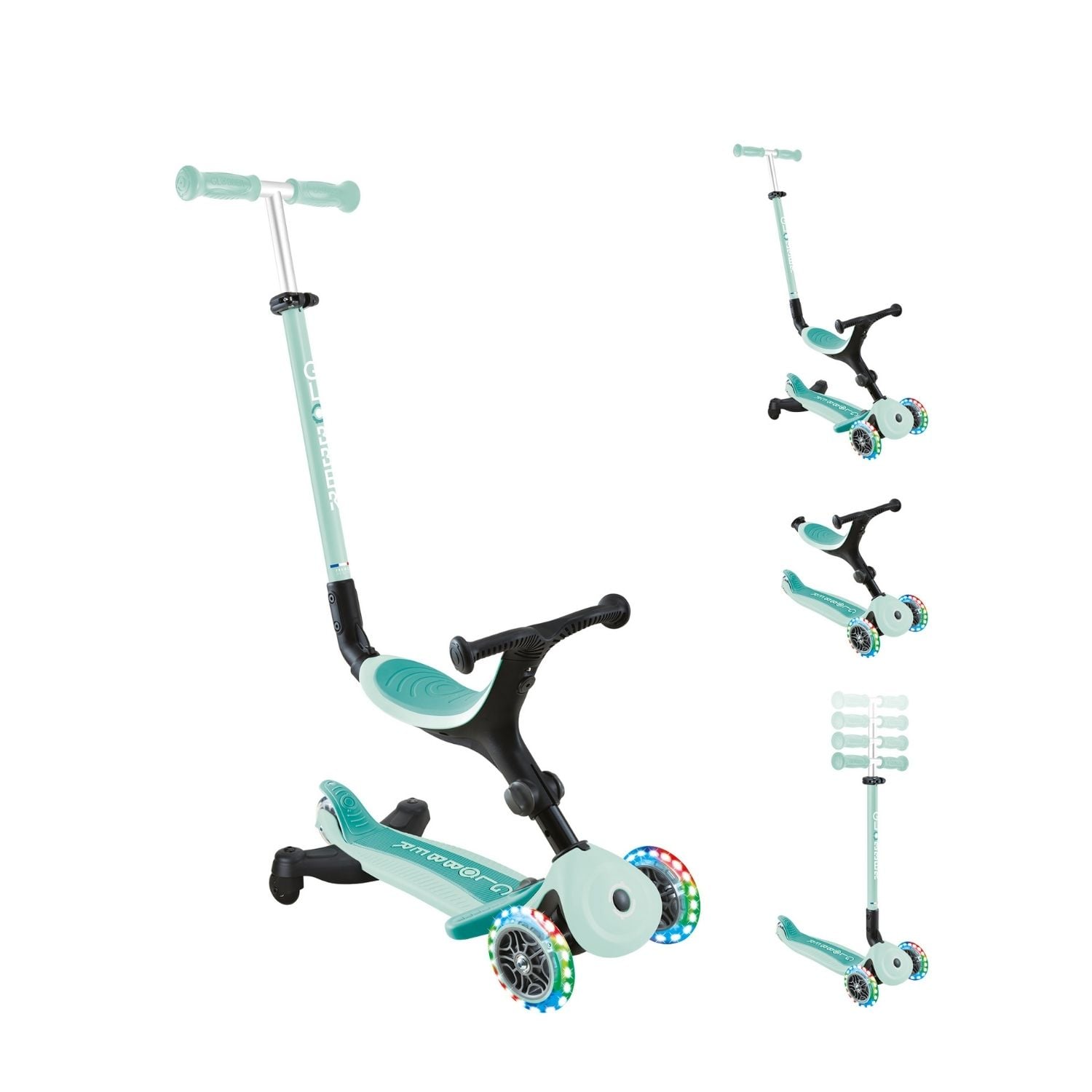 GLOBBER GO UP ACTIVE LED 360 MENTA - 2