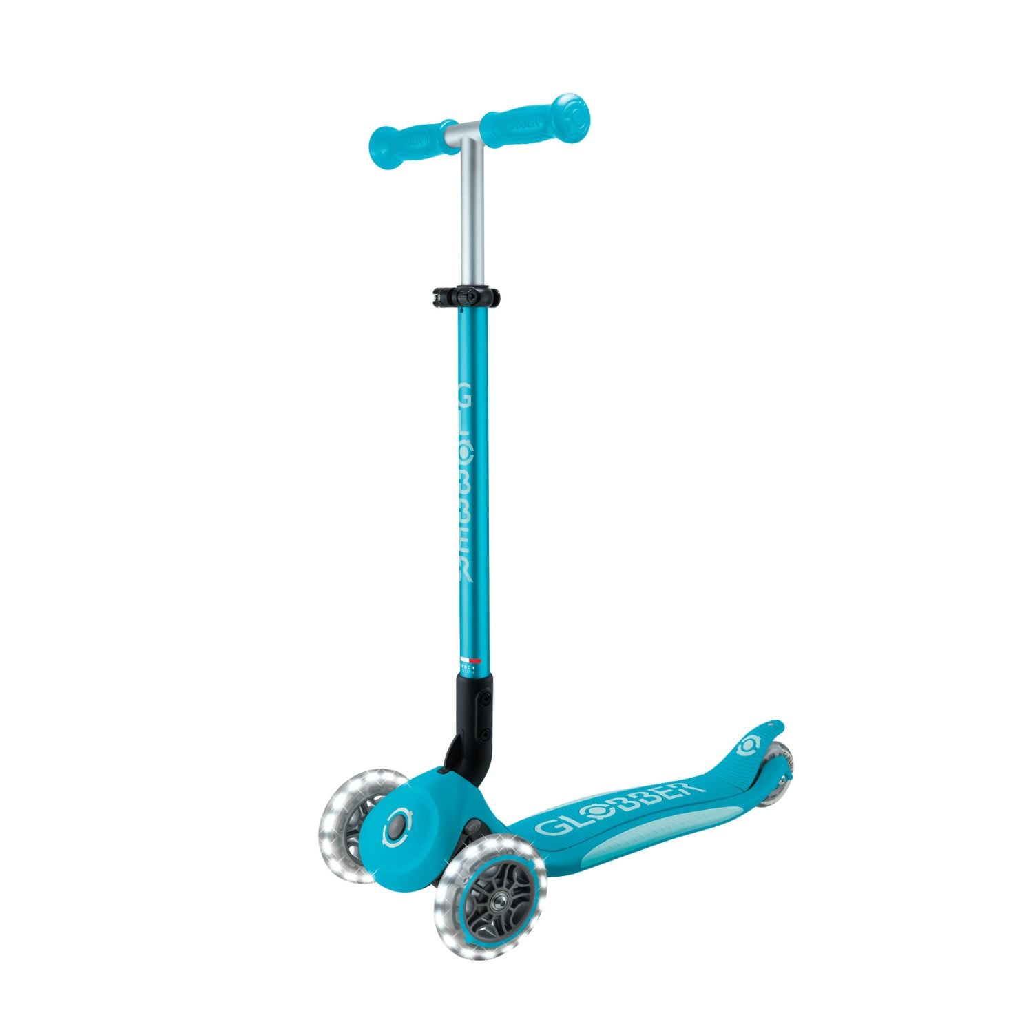 SCOOTER GLOBBER ELITE LED CELESTE - 1