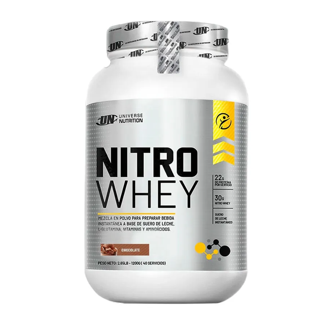 PROTEÍNA NITRO WHEY 1.1 KG CHOCOLATE - 1