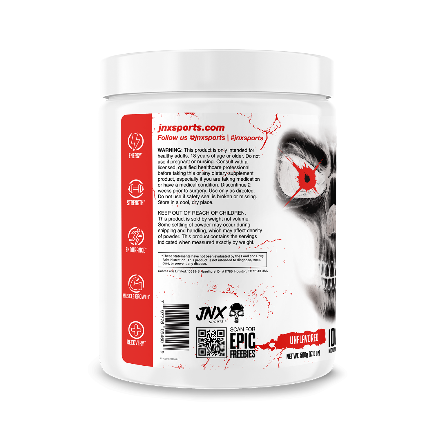 CREATINA MONOHIDRATADA MICRONIZADA THE CURSE JNX 300GR - 2