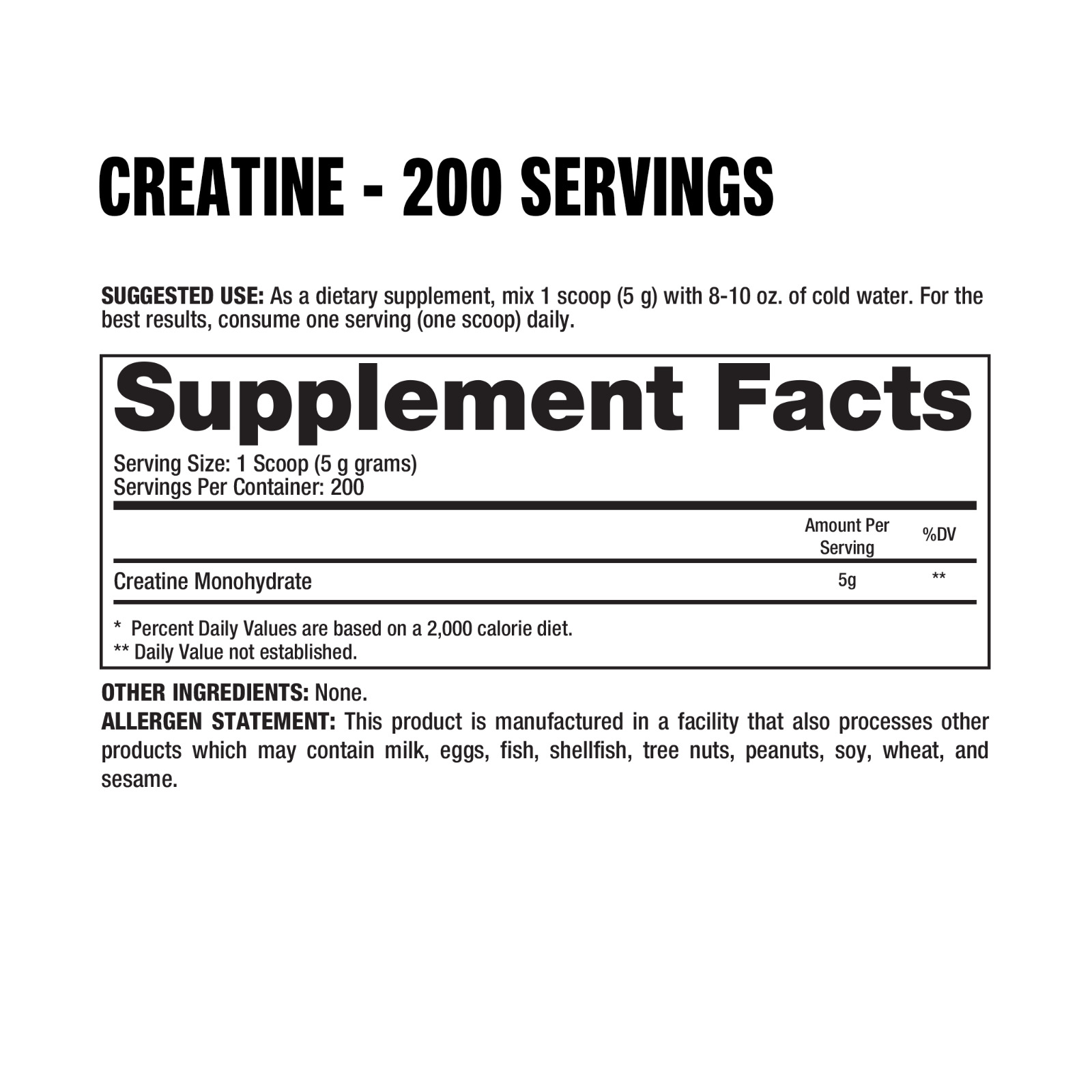 CREATINA MONOHIDRATADA DRAGON PHARMA 1KG - 2
