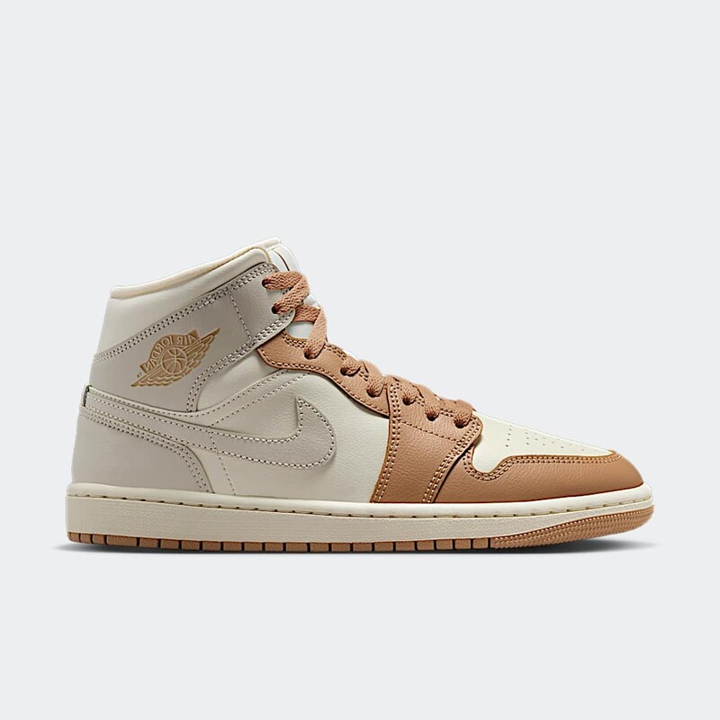 ZAPATILLA AIR JORDAN 1 MID 'PALE IVORY'-BQ6472 118 - 1