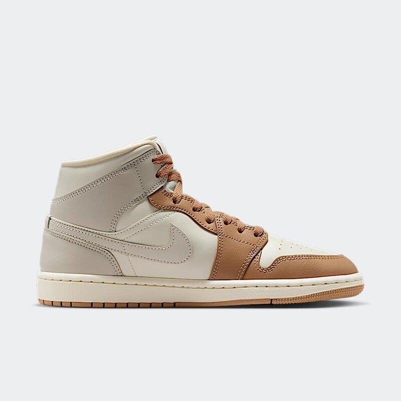 ZAPATILLA AIR JORDAN 1 MID 'PALE IVORY'-BQ6472 118 - 2