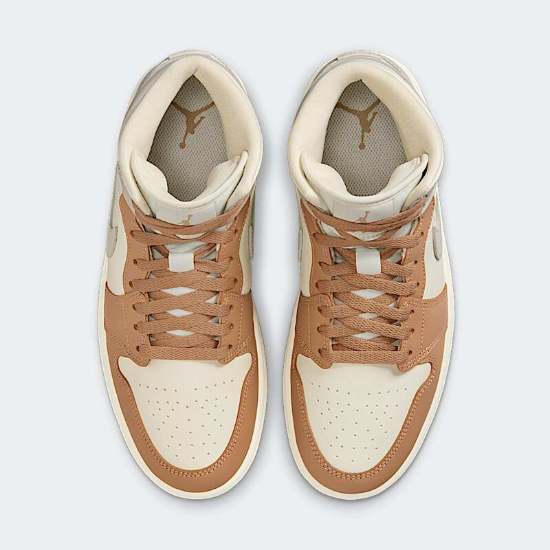 ZAPATILLA AIR JORDAN 1 MID 'PALE IVORY'-BQ6472 118 - 4