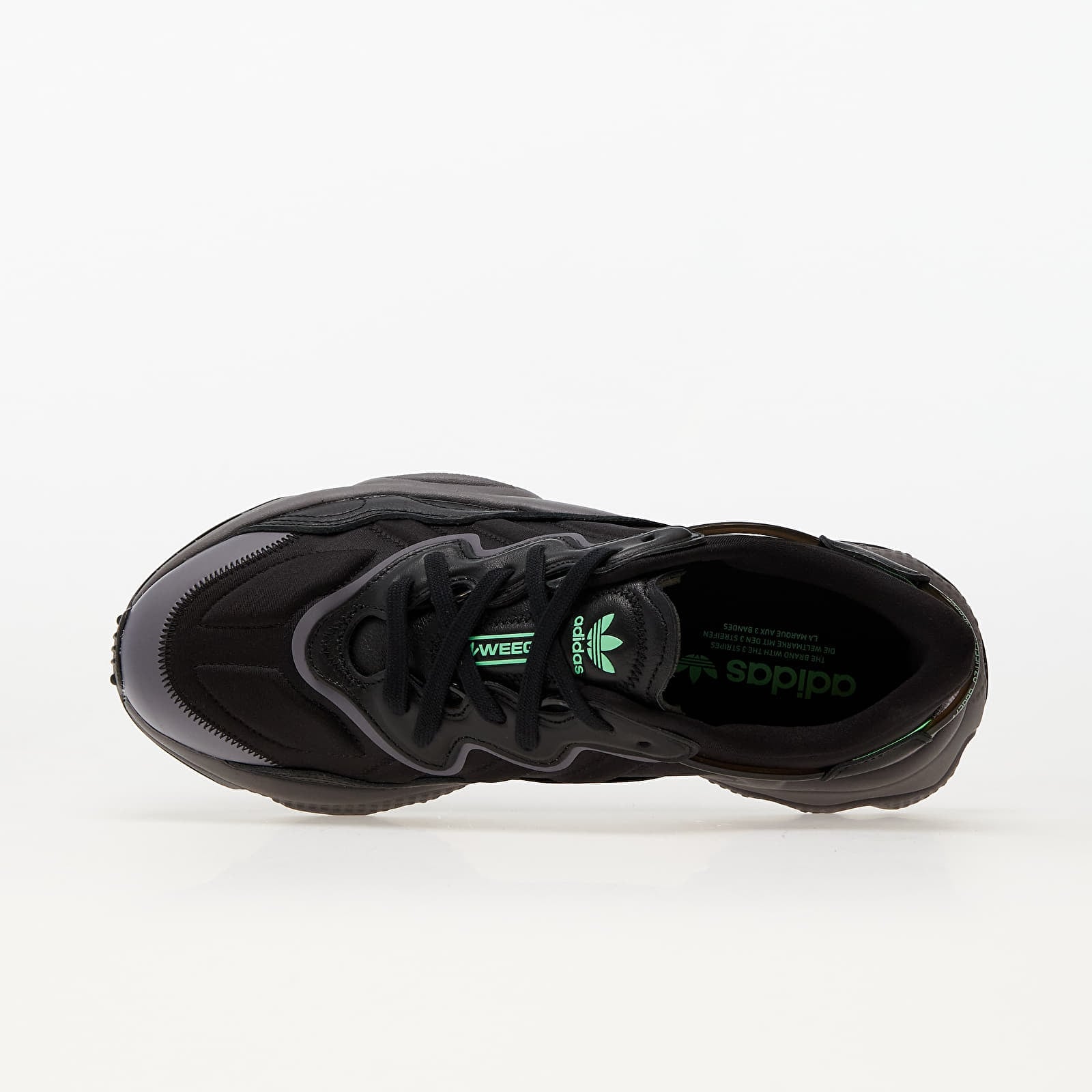 ZAPATILLA ADIDAS OSWEEGO BLACK CHARCOAL SCREAMING GREEN HR1168_A