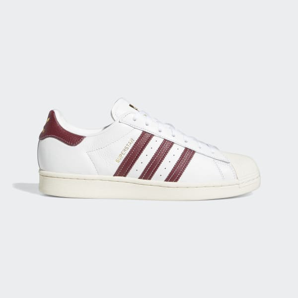 ZAPATILLA SUPERSTAR WHITE/BURGUNDY_GZ1603_AD - 1