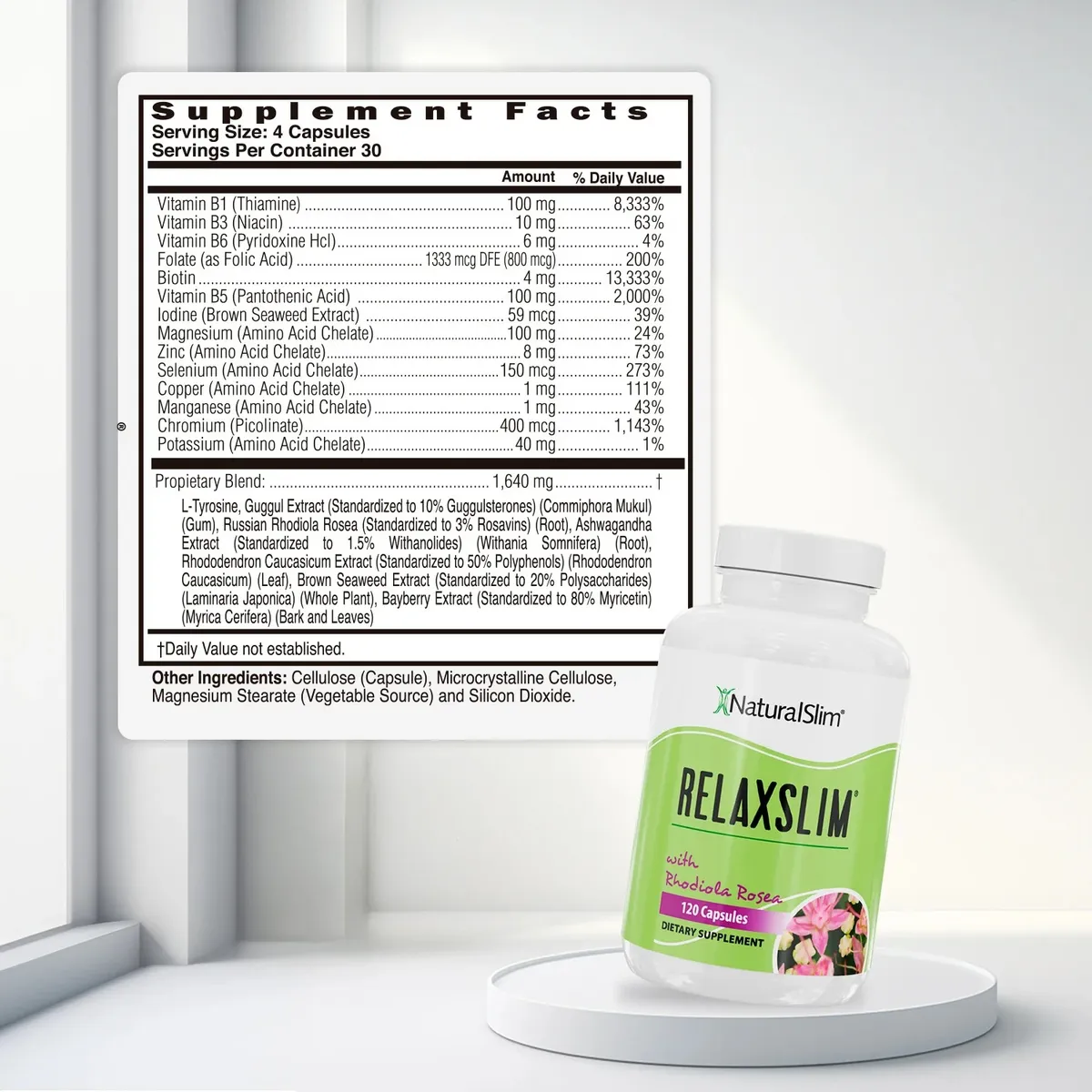 RELAXSLIM 120 CAPSULAS - NATURAL SLIM - 3