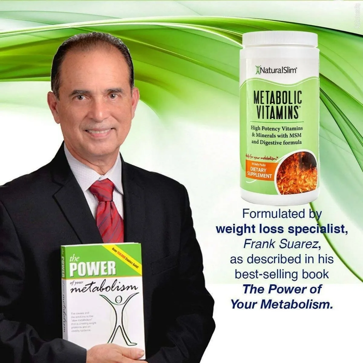 METABOLIC VITAMINS | FRANK SUÁREZ | NATURALSLIM USA SIN SABOR - 3