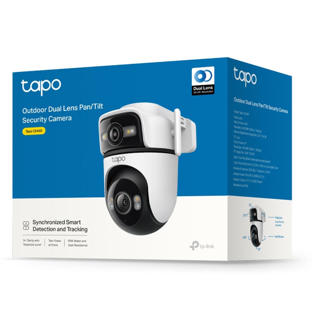 CAMARA TAPO C545D EXTERIORES CON DOBLE LENTE - 1