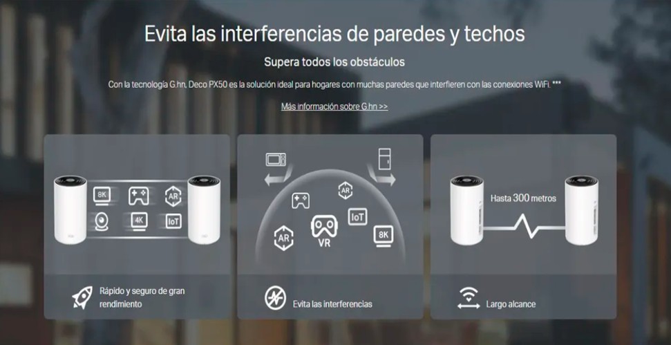 TP-LINK DECO PX50 2-PACK DUAL-BAND WIFI 6 MESH + PLC AI AX3000 + G1500 - 2