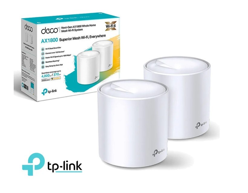 P-LINK DECO X20 2 PACK MESH SISTEMA WIFI 6 AX1800 - 1