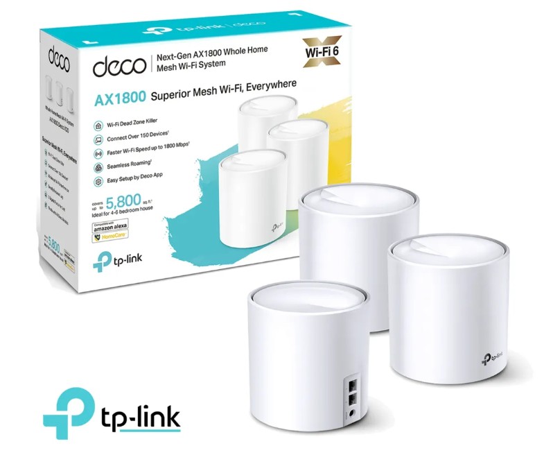 P-LINK DECO X20 3 PACK MESH SISTEMA WIFI 6 AX1800 - 1