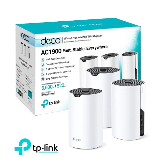 DECO S7 2PACK SISTEMA WI-FI MESH DUAL BANDA AC1900 TP-LINK - 1