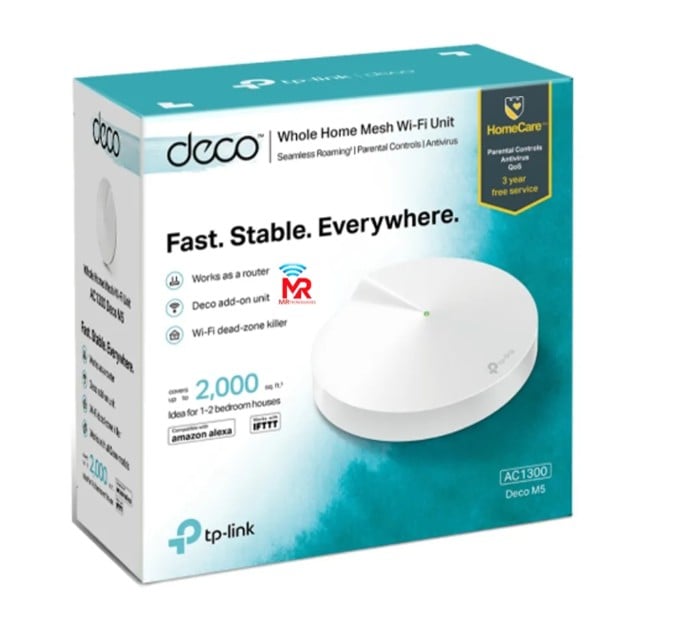 DECO M5 1PACK WIFI MESH AC1300 FULL GIGABIT TPLINK - 1